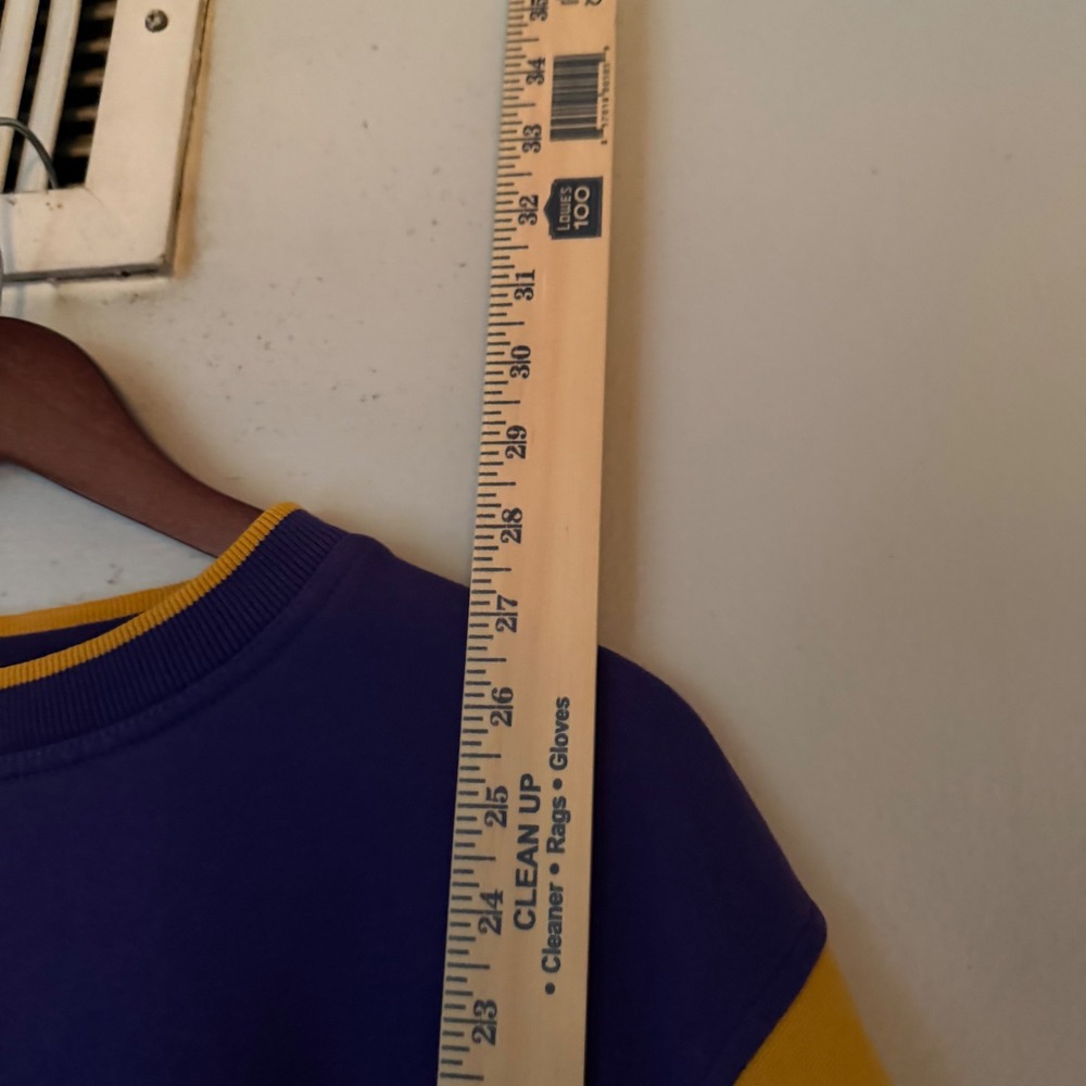 Vintage NFL Minnesota Vikings Crewneck Sweatshirt Purple Gold Mens XL Y2K Sports - Picture 6 of 8